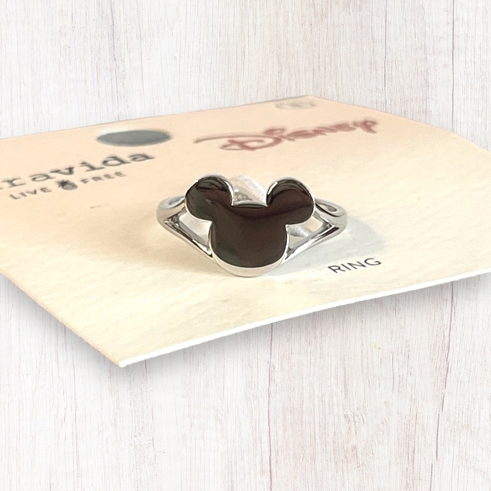 ❌SOLD❌Pura Vida x Disney Mickey Mouse Icon Silver Open Sides Ring - Picture 13 of 14